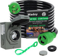 3 Prong Generator Cord 30 Amp L5-30P to L5-30R - Weatherproof Combo