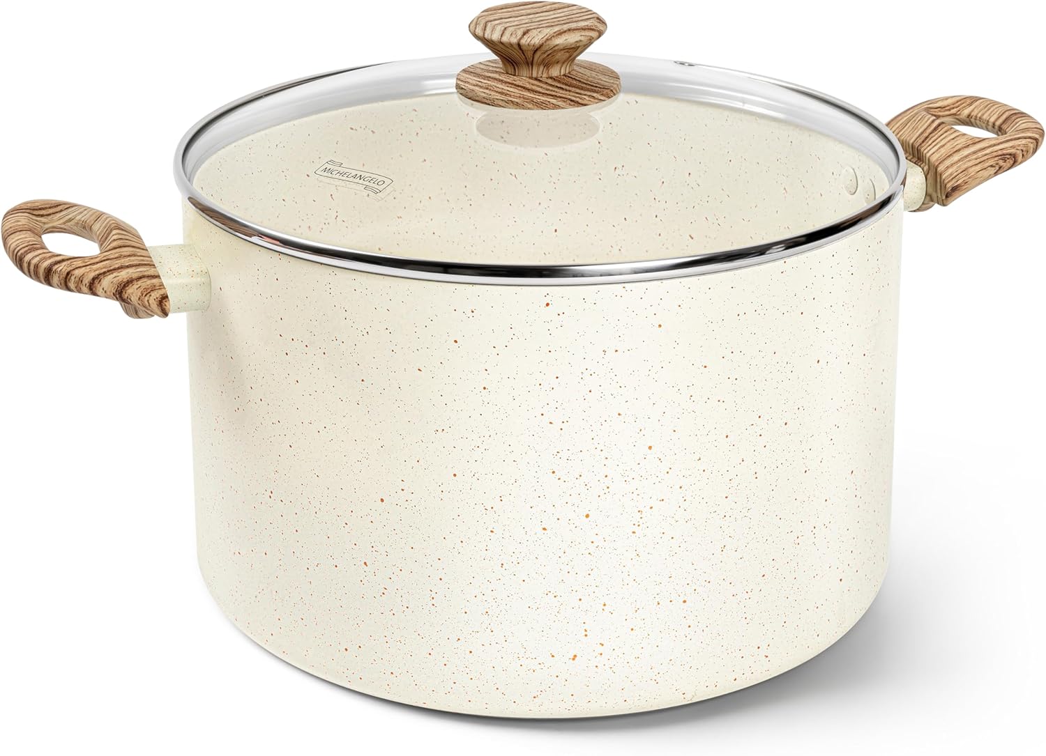 MICHELANGELO 10 Quart Stock Pot for Healthy Cooking Needs