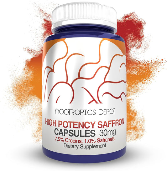 High Potency Saffron Extract Capsules for Mood and Vision
