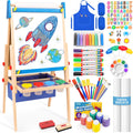 Art Easel for Toddlers Kids Adjustable Standing Easel with Accessories