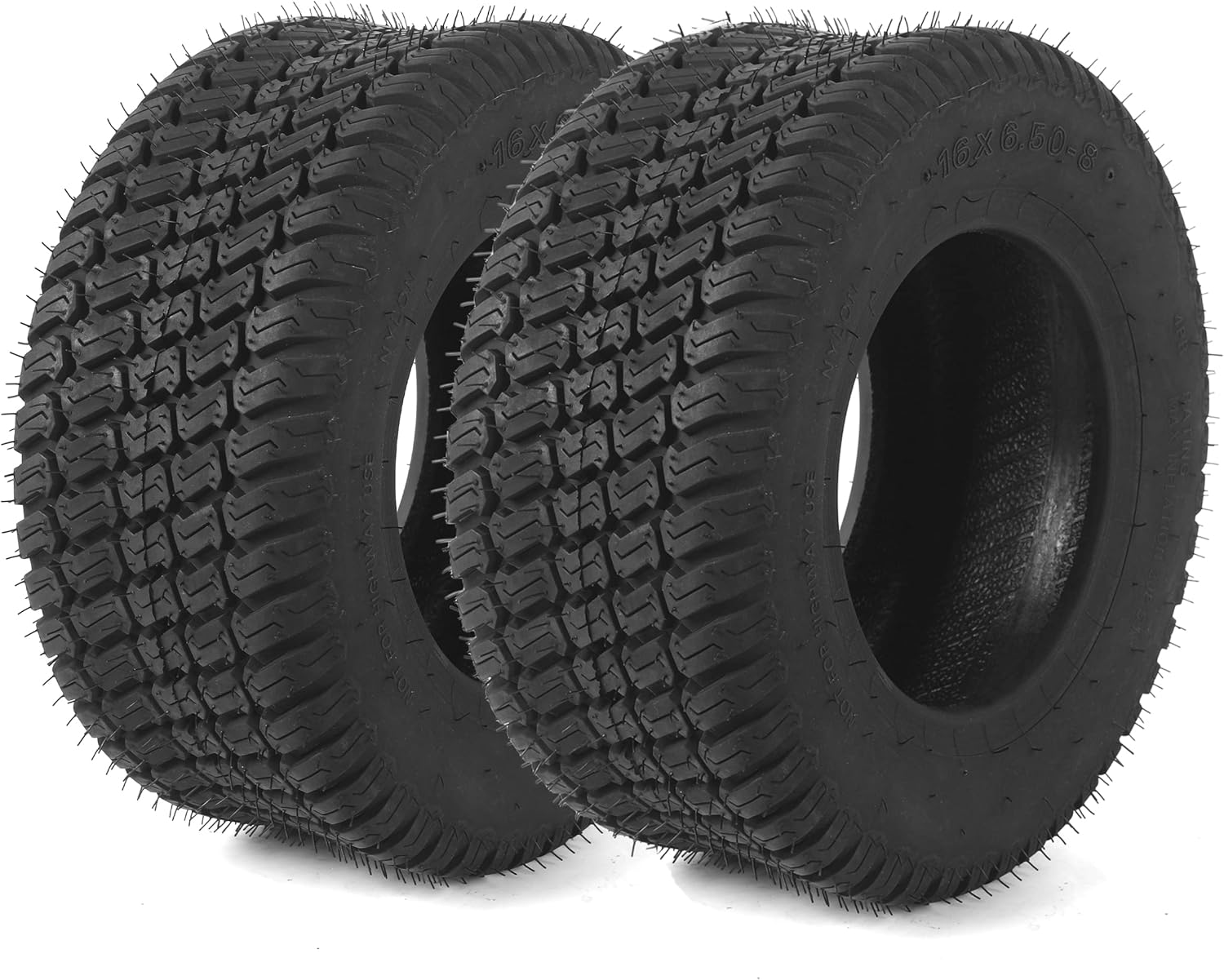 Durable 16x6.50-8 Tubeless Lawn Tractor Tires for Replacement