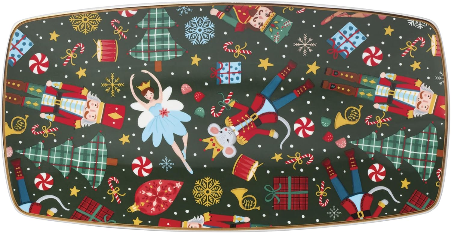 Nutcracker Ballet Hors D'oeuvres Tray by Lenox - Elegant Serving