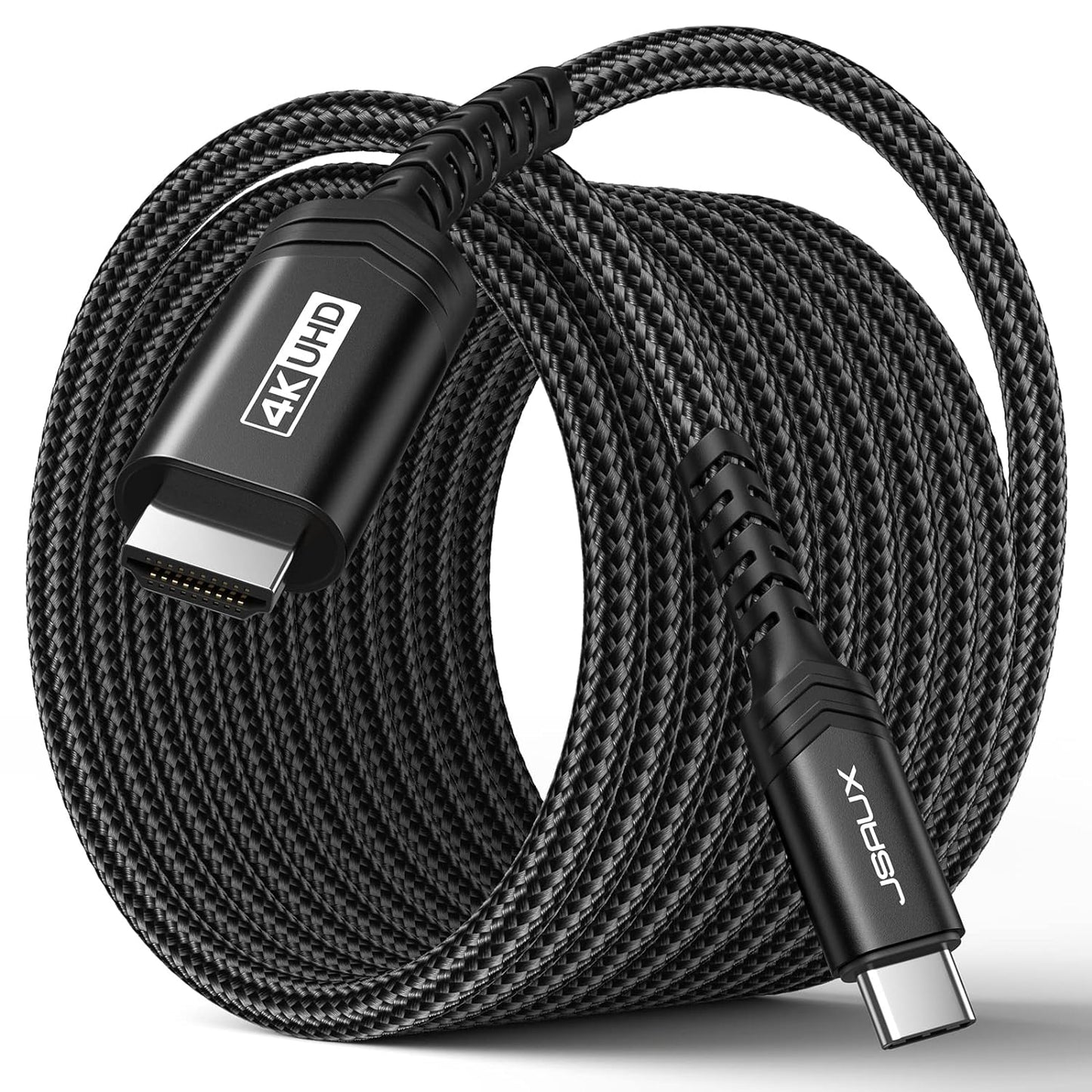 High-Def 4K Video JSAUX USB-C to HDMI Cable