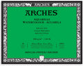 Arches Watercolor Paper Block, Cold Press, 8 in x 10 in, 140 lb