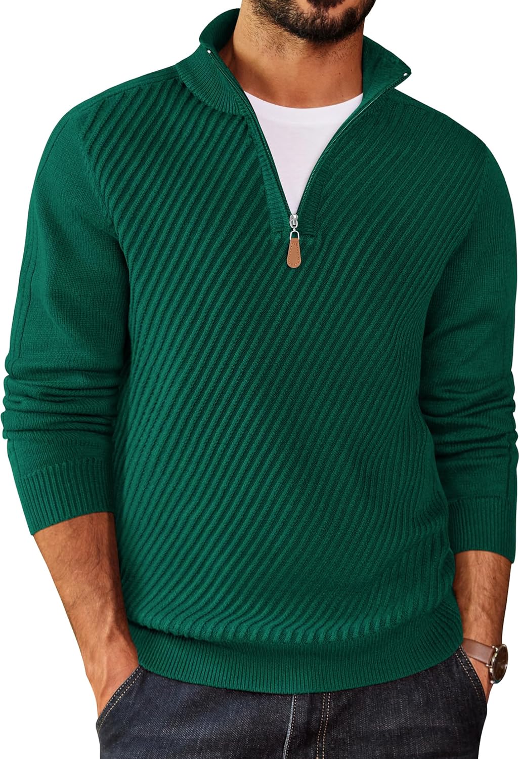Stylish COOFANDY Mens Quarter Zip Pullover for Every Occasion
