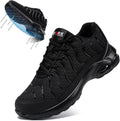 Steel Toe Work Sneakers for Men Wide Women - Lightweight Safety