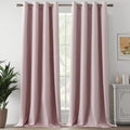 100% Blackout Pink Curtains 95 in Length - Total Room Darkening