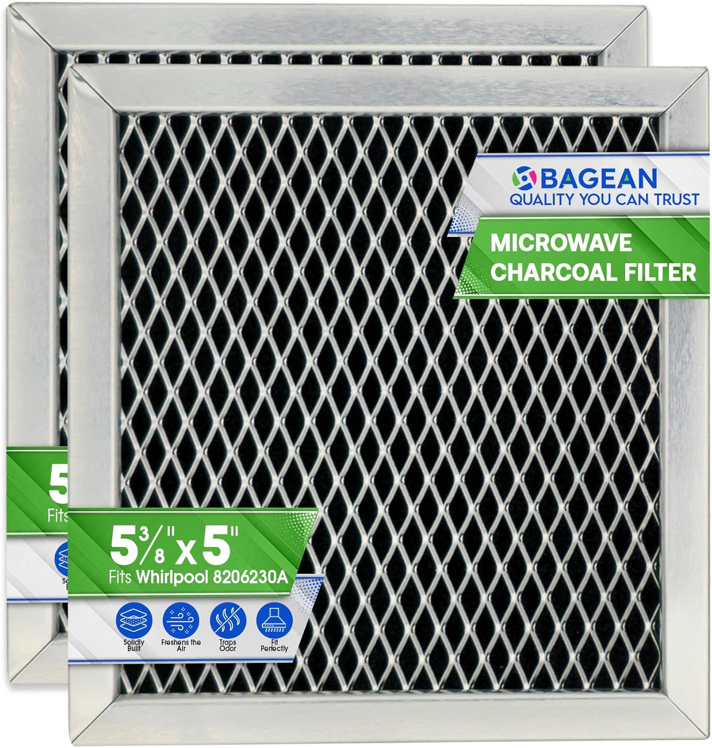 Freshen Kitchen Air: Bagean Carbon Filter 2-Pack