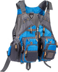 BASSDASH Adjustable Fishing Vest for Men and Women