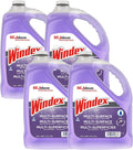 Windex Ammonia-Free Glass Cleaner Refill 1 Gallon Pack of 4