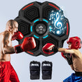 Music Boxing Machine with Gloves - LED Reflex Trainer for Home