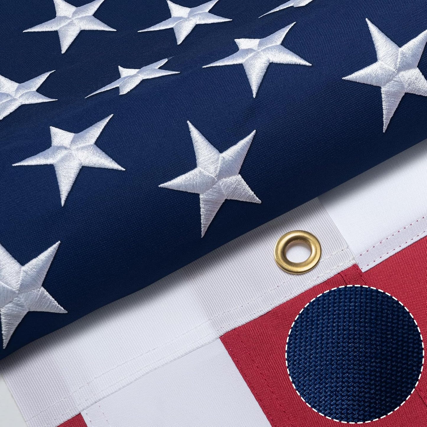 High Wind American Flag 20x30 Ft - Heavy Duty Outdoor Use