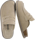 CUSHIONAIRE Zola Womens Penny Clog Mule - Suede Comfort (Style M673)