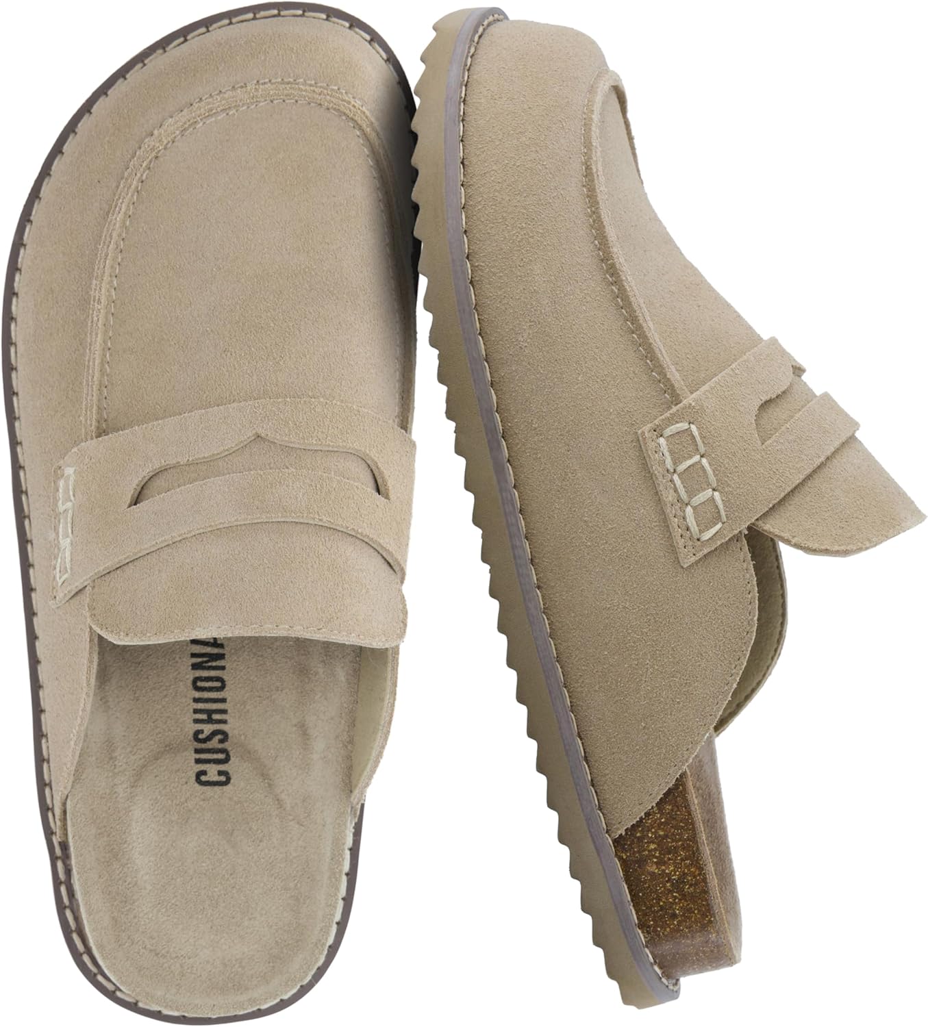 CUSHIONAIRE Zola Womens Penny Clog Mule with Memory Foam Comfort