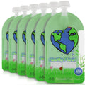 Clear Reusable Food Pouches | Leak Proof Zipper | Healthy Planet Solutions
