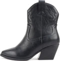 Women Western Bootie Pointe Toe Low Heel - Stylish Ankle Bootie Latest