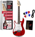 LyxPro CS 36 Left Hand Electric Guitar Kit - Perfect for All Skill Levels!