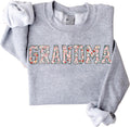 Personalized Embroidered Grandma Sweatshirt Custom Nana - Cozy Gift