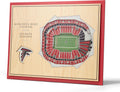StadiumView NFL 5-Layer Wall Art - Detailed 3D Team Display