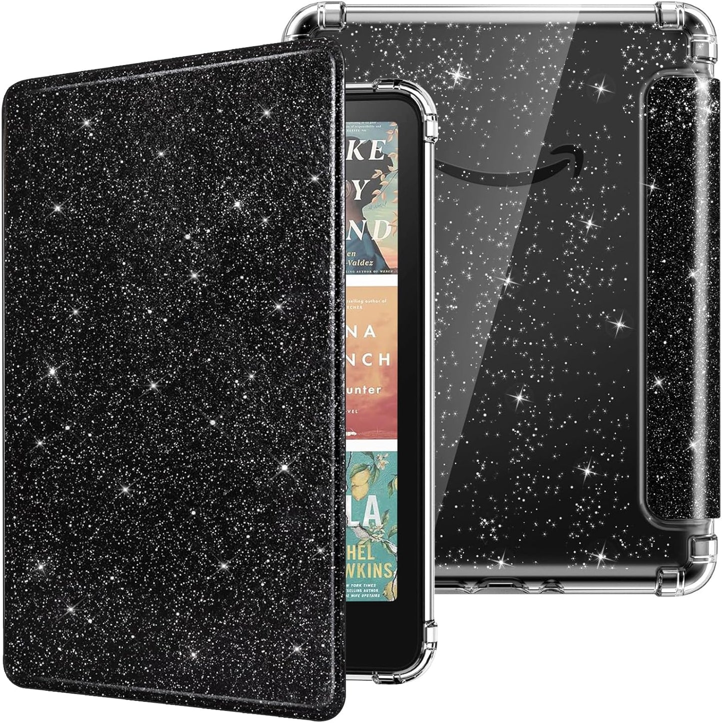 MoKo Case for 7in Kindle Paperwhite 2024 with Glitter Design