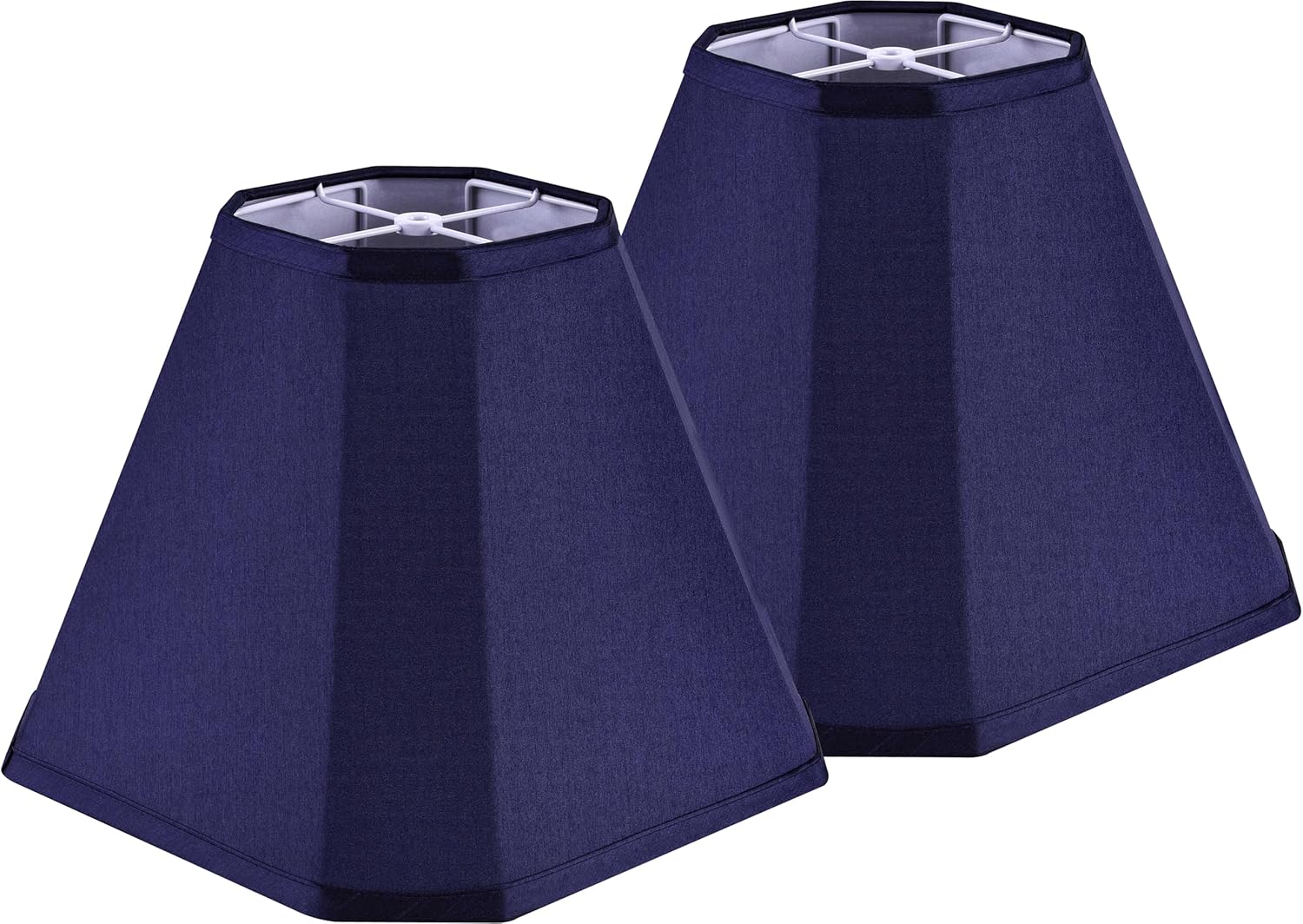 GO&SO Blue Lamp Shade Set of 2 for Table and Floor Lamps