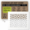 SABA Home Decor Air Vent Cover Grille 8ft x 10ft - Decorative White
