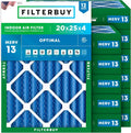 Filterbuy 20x25x4 Air Filter MERV 13 (12-Pack) - Health Defense