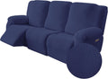 Genina Recliner Sofa Covers - Stretch Stripe Jacquard Slipcover