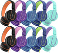 AILIHEN Kids Headphones Bulk 10-Pack for K-12 Classrooms - Volume
