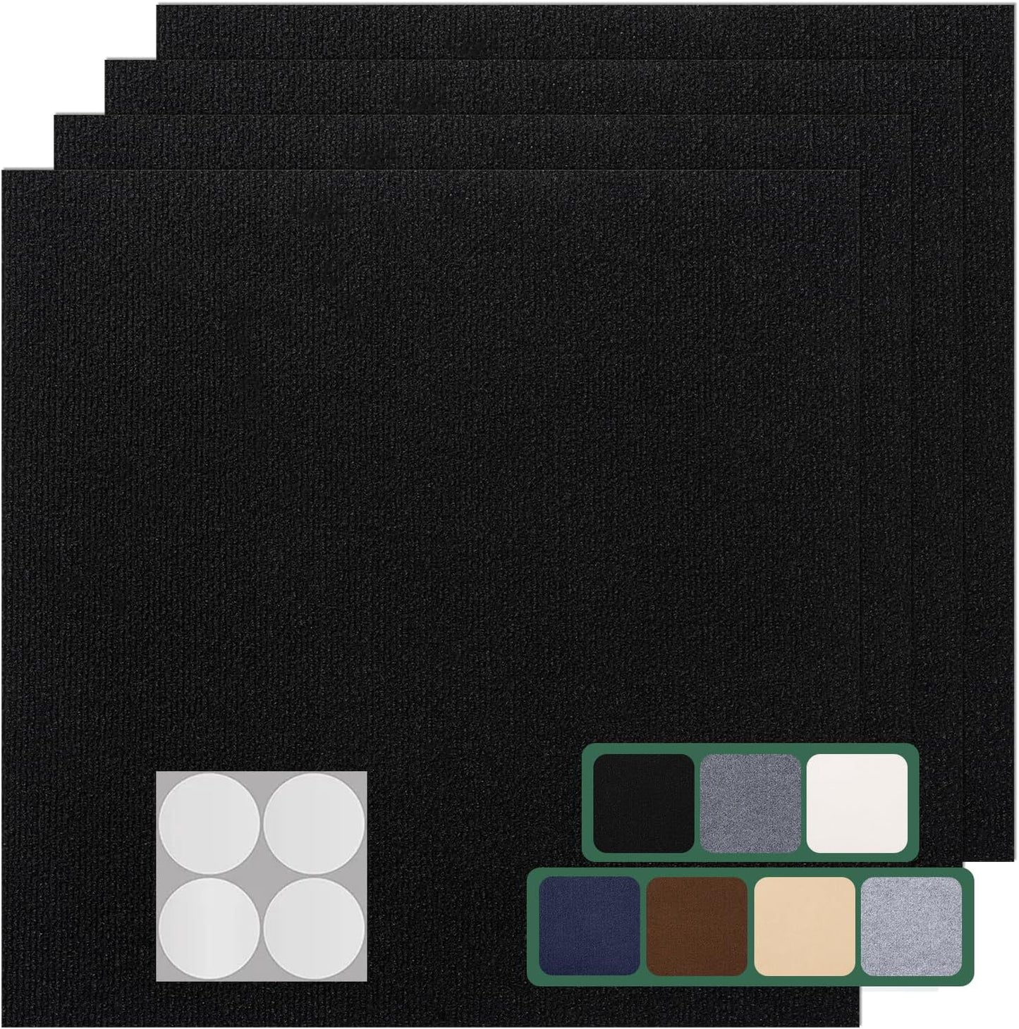 Self Adhesive Carpet Tiles 24in Squares for Easy DIY Flooring
