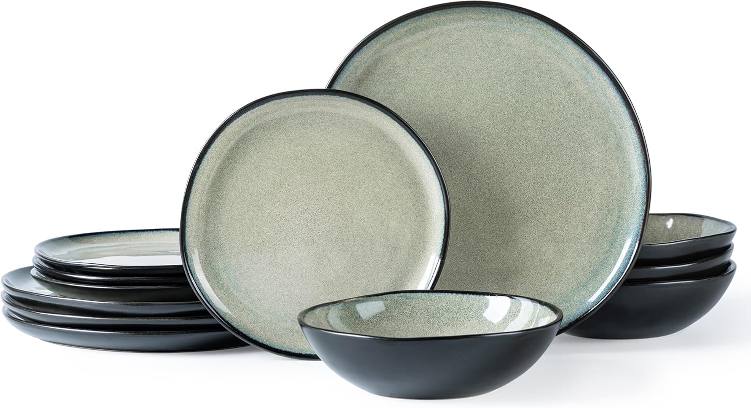 AmorArc Ceramic Dinnerware Sets: Unique Handmade Plates