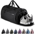 Fitgriff Gym Bag for Men & Women with Shoe & Wet Compartment - Compact