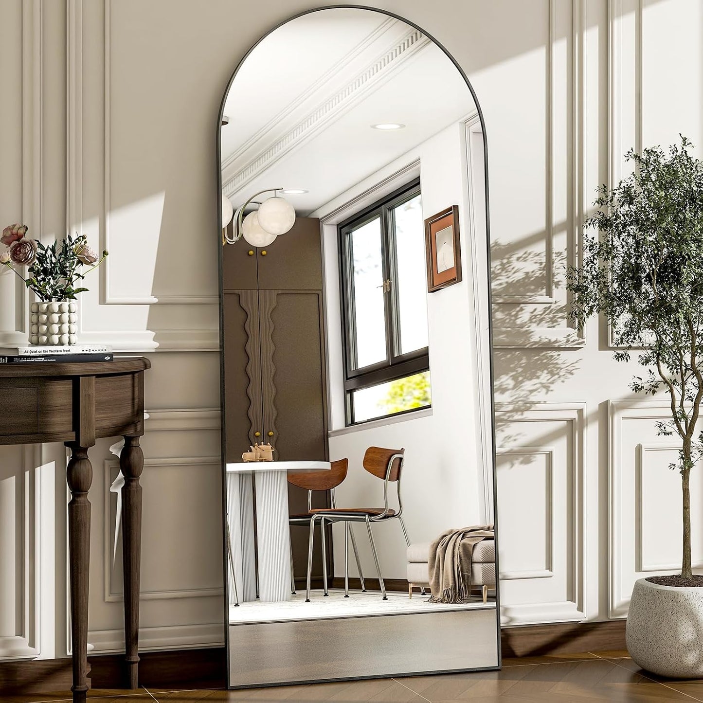 57in x 20in Arched Full Length Mirror for Stylish Spaces