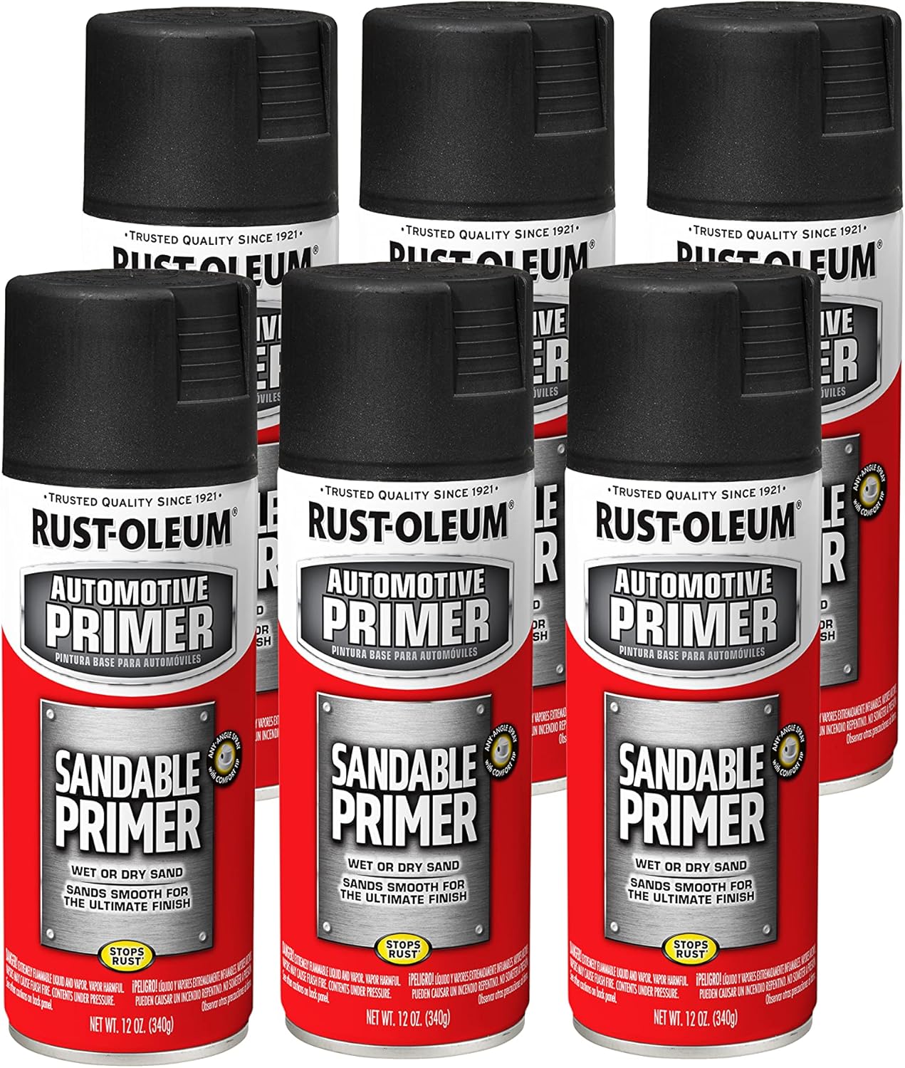 Automotive Sandable Primer Spray for Wood, Metal, and Fiberglass