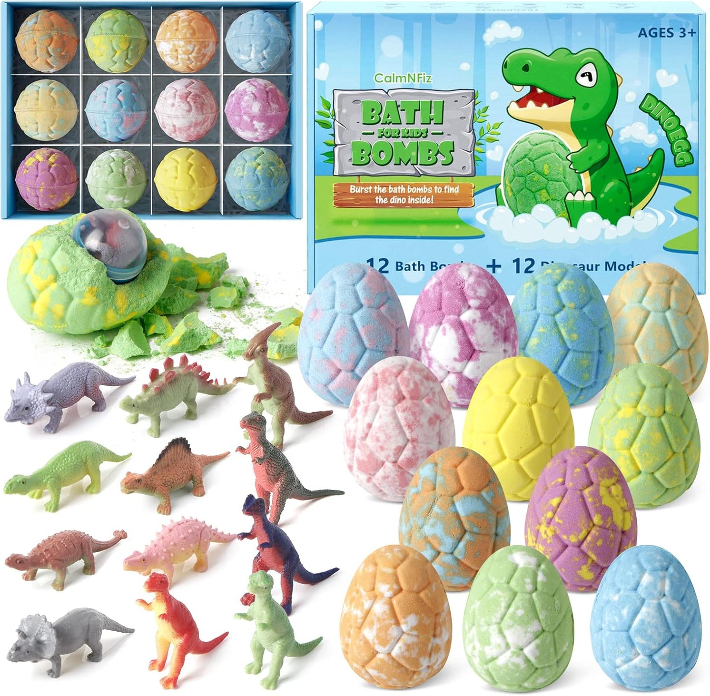 Surprise Dino Toys - Organic Bath Bombs Set