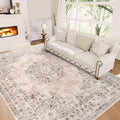6x9 Area Rugs for Living Room: Soft Non-Slip Vintage Carpet