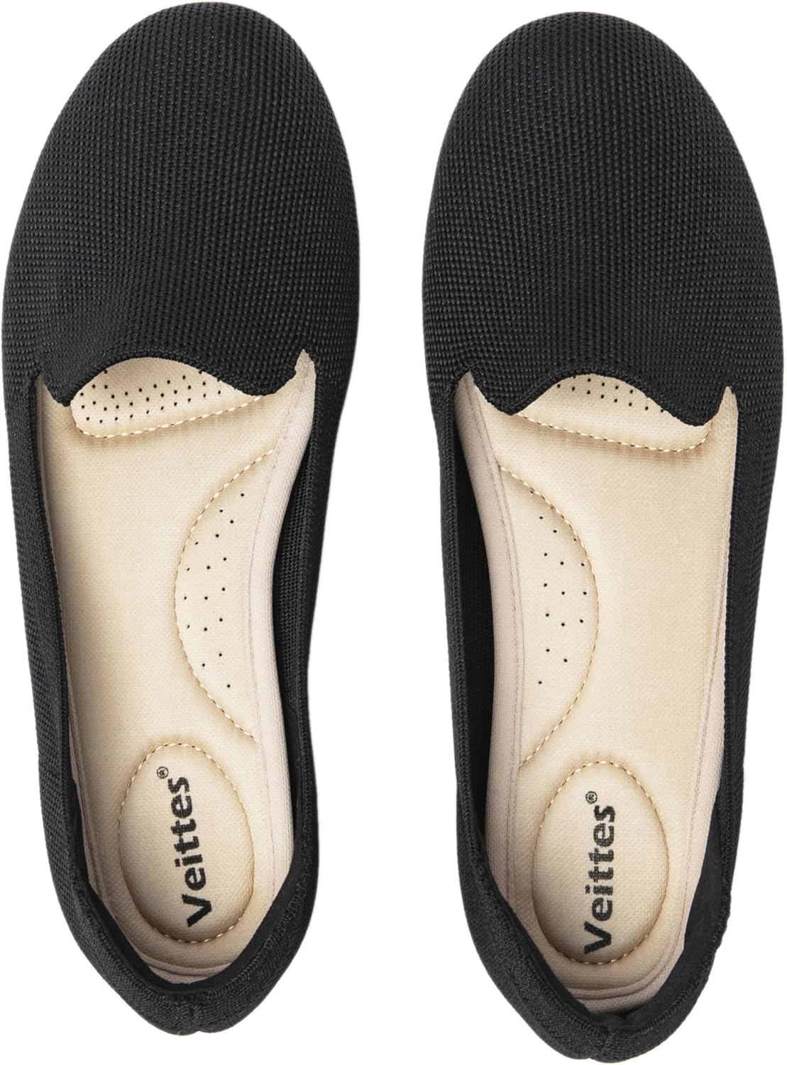 Veittes Women's Wide Width Flats Shoes for Comfort and Style