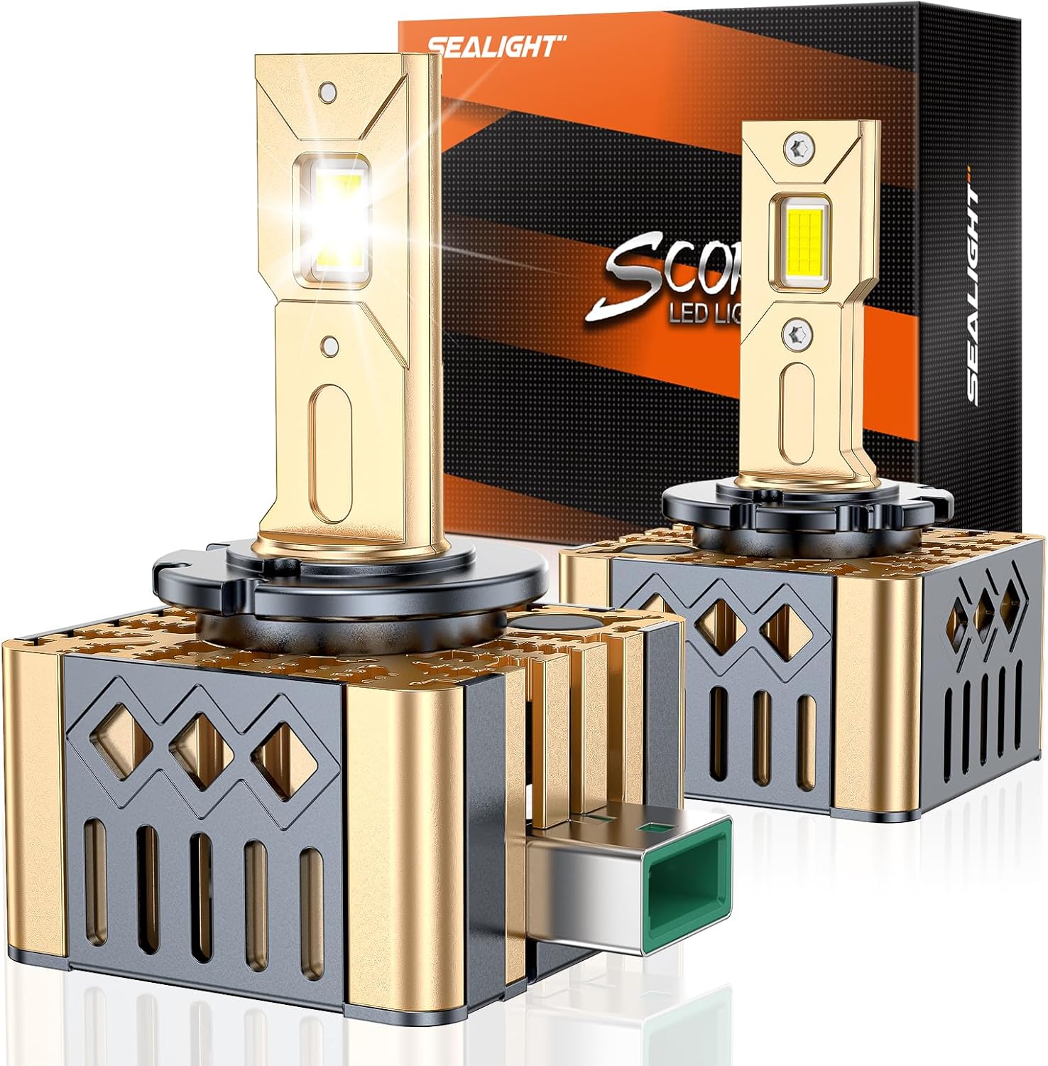 SEALIGHT D3S D3R LED Bulbs for HID Assembly - 6000K Brightness