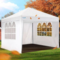 Quictent 10x10 ft Pop up Canopy with Sidewalls - Easy Instant Shelter