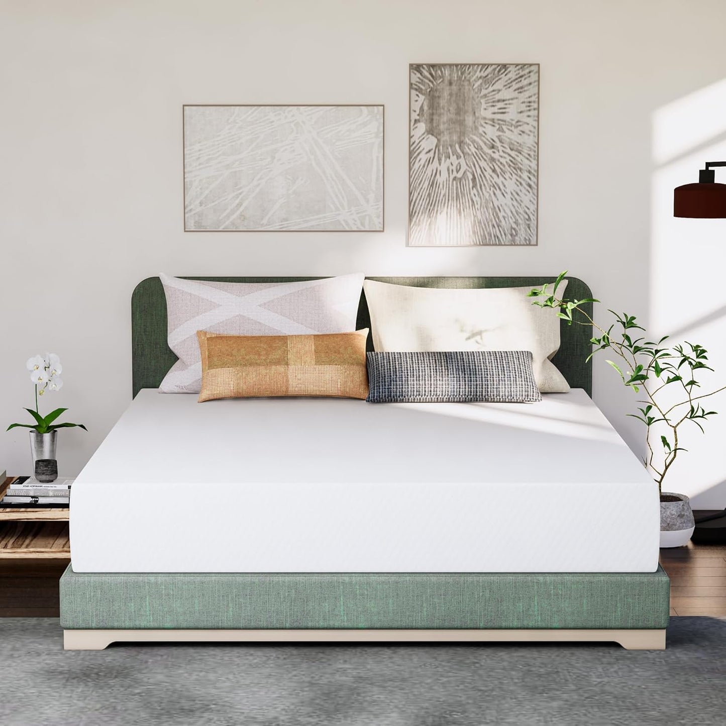Neo Sleep 12 Inch Cal King Medium Firm Cooling Gel Mattress