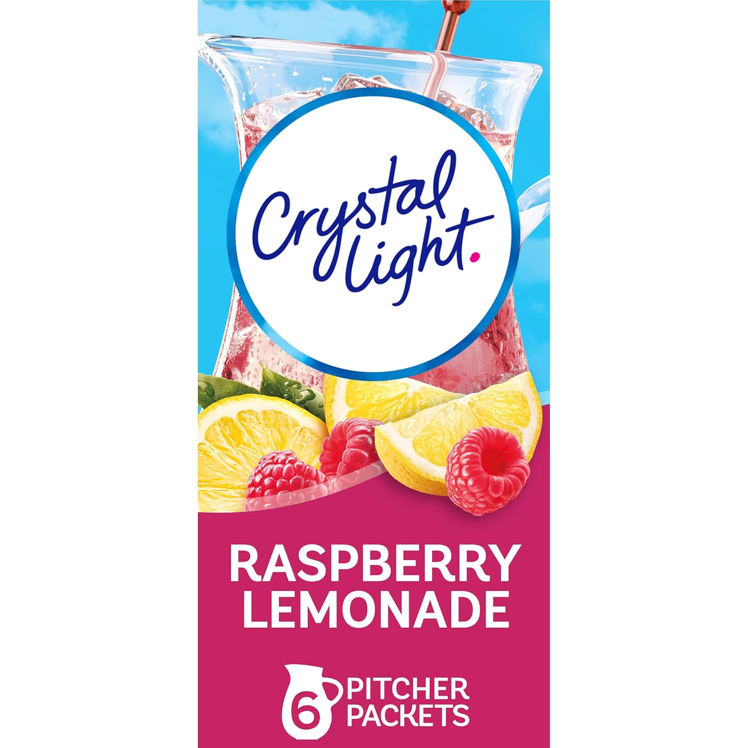 Crystal Light Raspberry Lemonade Powdered Drink Mix for Refreshment