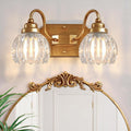 Gold Vanity Light Vintage Bathroom Light Fixtures - Mid Century Wall