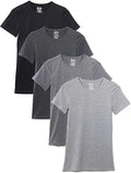 Kalon Womens 4-Pack Crewneck T-Shirt Base Layer - Fitted & Longer
