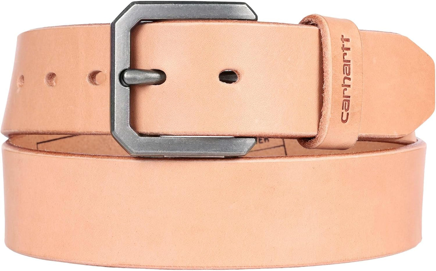 Carhartt Men's Durable Full Grain Saddle Leather Classic Belt