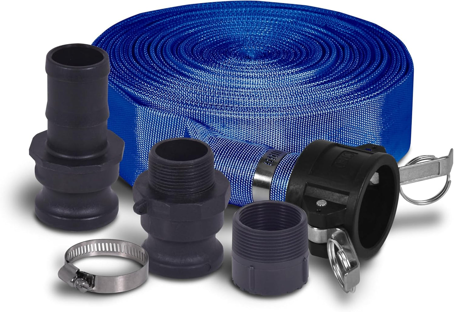 Superior Pump 99620 Lay-Flat Discharge Hose Kit for Easy Use