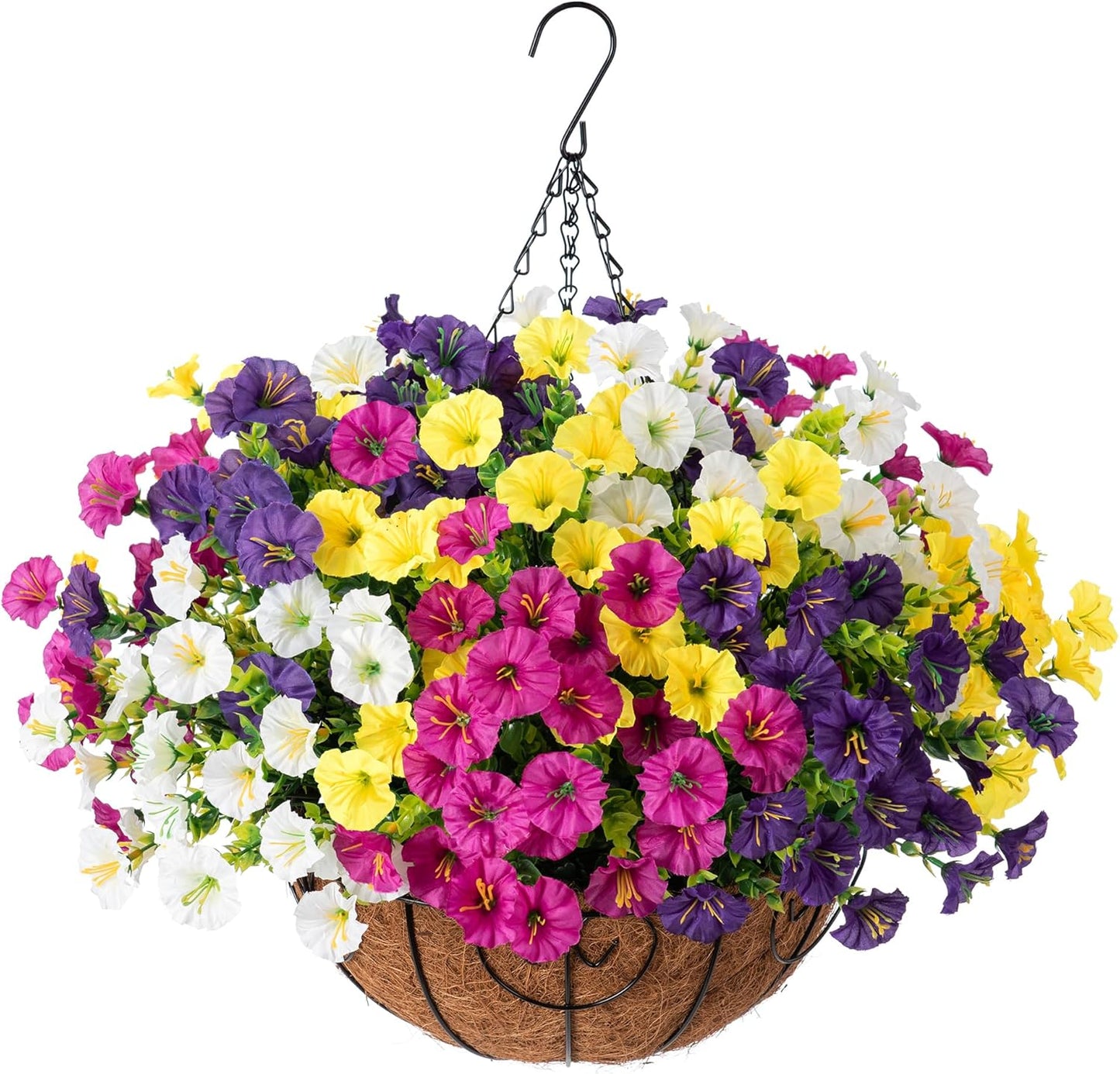 Artificial Faux Hanging Plants for Year-Round Outdoor Beauty