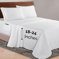 Elegant Comfort 1500 Premium Microfiber 4-Piece Sheet Set - Extra Deep