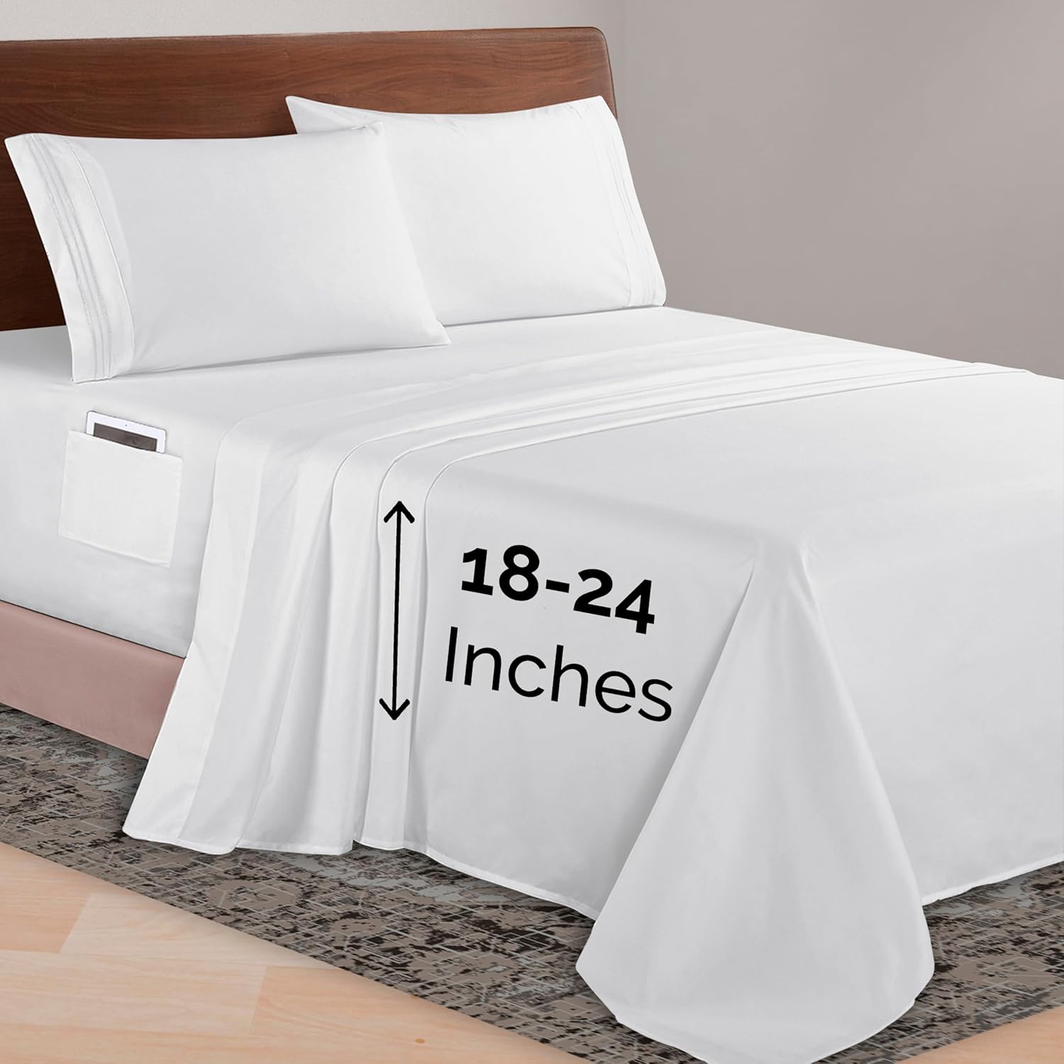 Elegant Comfort Luxurious 1500 Premium Microfiber Sheet Set