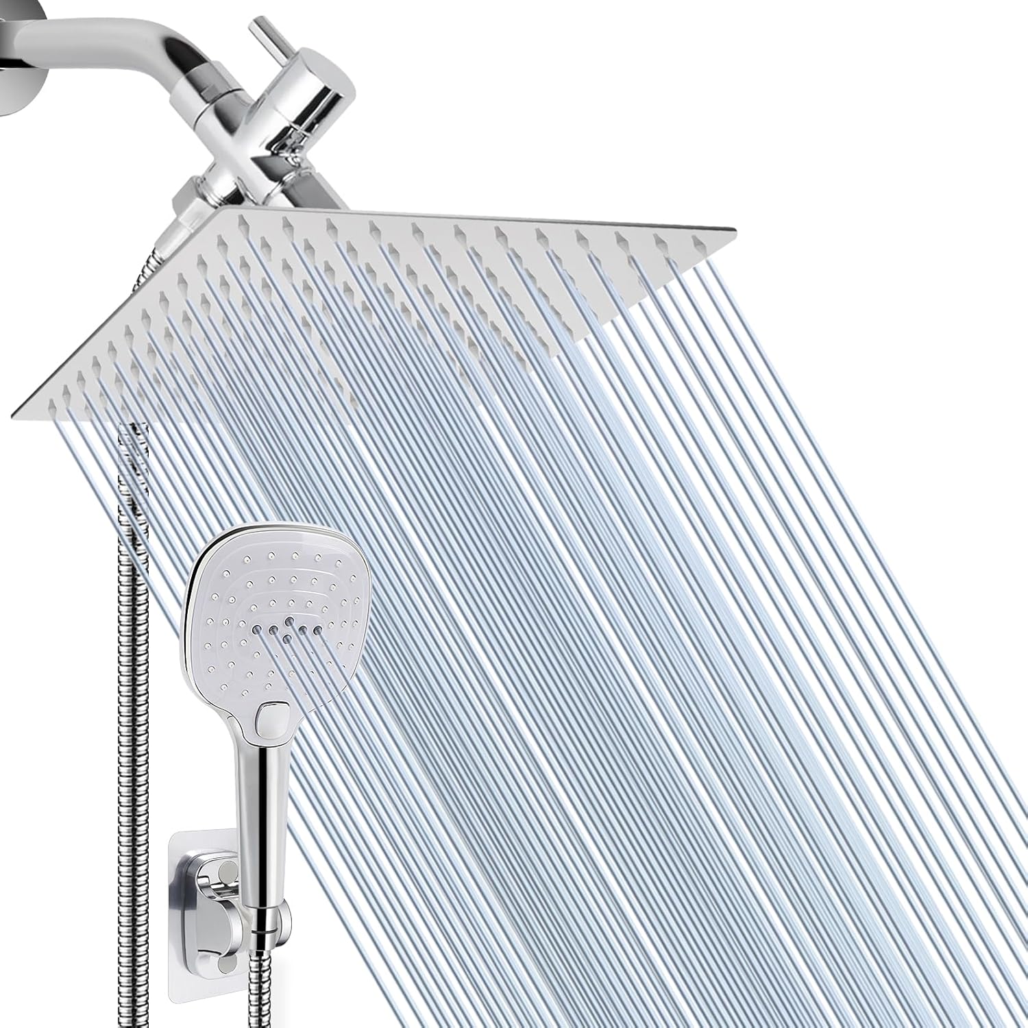 NearMoon High Pressure Shower Head with Hose and 3 Settings