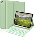 kenke iPad 11/10th Gen Case with Keyboard - Detachable Backlit